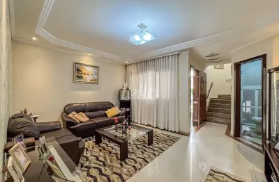 Casa em condomínio fechado com 3 quartos à venda na rua sete de abril, 120, vila américa, santo andré, 136 m2 por r$ 700.000