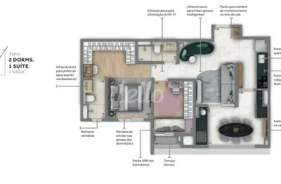 Apartamento com 2 quartos à venda na rua são nicásio, 136, alto da mooca, são paulo, 68 m2 por r$ 930.000
