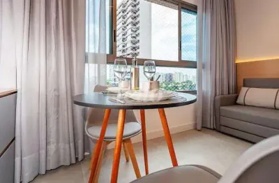 Kitnet / stúdio à venda na rua dom manuel, 53, brooklin paulista, são paulo, 29 m2 por r$ 395.000