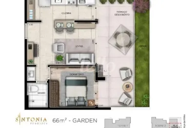 Apartamento com 1 quarto à venda na Rua Campevas, 238, Perdizes, São Paulo, 66 m2 por R$ 1.127.313