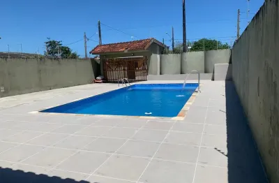 Casa com piscina lado praia a 500m do mar - itanhaém/ gaivotas .