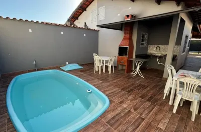 Casa mobiliada e com piscina a 130m do mar - gaivotas em itanhaém.