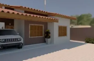 Excelente casa localizada no bairro balneário gaivota - lado praia, em rua calçada.