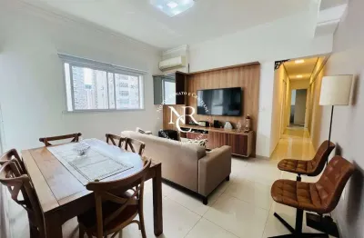 Apartamento na orla da praia de santos á venda com 03 dormitórios no josé menino