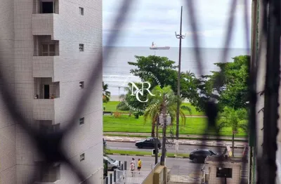 Apartamento á venda na orla da praia no embaré em santos