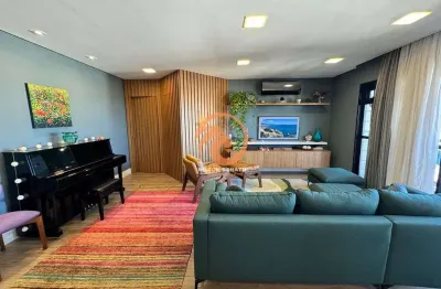 Apartamento impecável á venda com 3 suítes e 2 vagas de garagem em santos