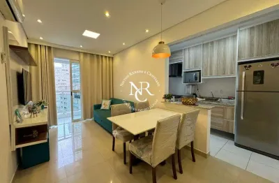 Apartamento á venda com 1 suíte e vaga demarcada em santos-sp