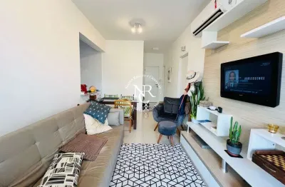 Apartamento á venda com vista para o mar e 1 suíte em santos-sp
