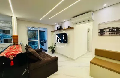 Apartamento á venda com 2 quartos no way orquidário no marapé em santos-sp