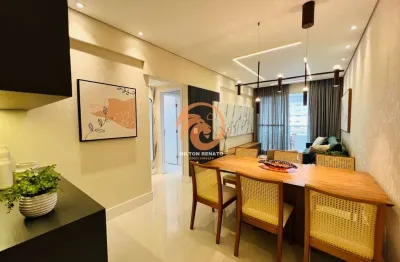 Apartamento novo á venda 02 dormitórios suítes na ponta da praia em santos-sp