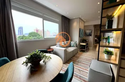 Apartamento novo á venda com 01 dormitórios na ponta da praia em santos-sp