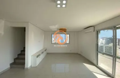 Apartamento duplex a venda com 03 dormitórios no boqueirão em santos - sp