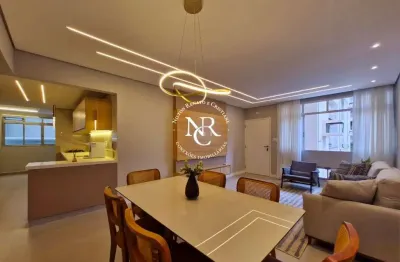 Apartamento reformado e mobiliado á venda com 2 quartos no gonzaga em santos