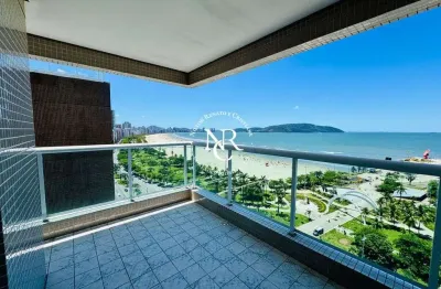 Apartamento novo á venda com 3 suítes e vista mar panorâmica em santos