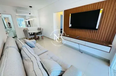 Apartamento para aluguel mobiliado com 2 suítes no josé menino em santos-sp