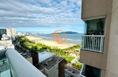 Apartamento para COMPRA com vista mar e 02 dormitórios no José Menino -Santos-SP