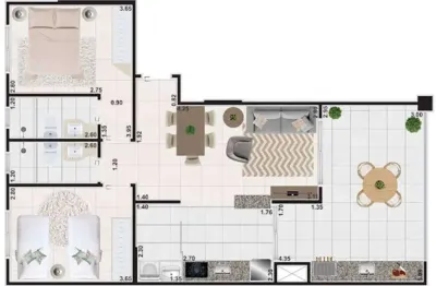 Apartamento com 2 quartos à venda na Rua Enseada, 51, Enseada, Guarujá