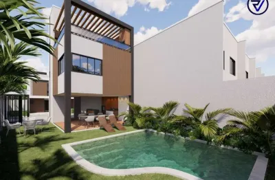 Casa em condomínio fechado com 3 quartos à venda na rua são josé, 208, pacheco, caucaia, 123 m2 por r$ 419.900