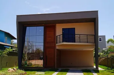 Casa em condomínio fechado com 4 quartos à venda na avenida dos coqueiros, 3300, cumbuco, caucaia, 263 m2 por r$ 1.700.000