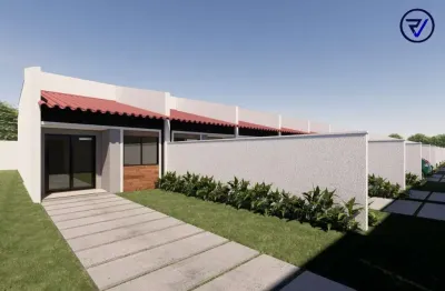 Casa em condomínio fechado com 3 quartos à venda na antônio dos santos, 287, camurupim, caucaia, 59 m2 por r$ 230.000