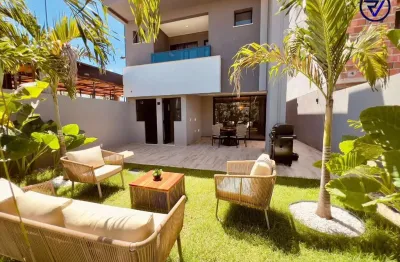 Casa em condomínio fechado com 4 quartos à venda na josé amora sá, 648, coité, eusébio, 158 m2 por r$ 965.000