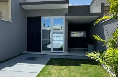 Casa em condomínio fechado com 3 quartos à venda na joão mozart, 70, vereda tropical, eusébio, 93 m2 por r$ 369.000
