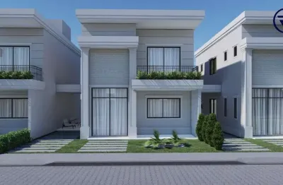 Casa em condomínio fechado com 4 quartos à venda na rua manoel gomes, 193, amador, eusébio, 128 m2 por r$ 843.914