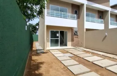 Casa em condomínio fechado com 3 quartos à venda na raimundo aprígio de menezes, 1965, icaraí, caucaia, 88 m2 por r$ 338.000