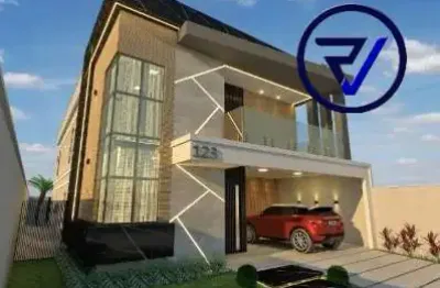 Casa em condomínio fechado com 4 quartos à venda na atlântica, 2020, cidade alpha, eusébio, 294 m2 por r$ 1.650.000