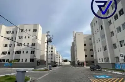 Apartamento com 2 quartos à venda na rua gentil monte silva, 950, tamatanduba, eusébio, 42 m2 por r$ 265.000