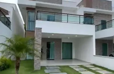 Casa em condomínio fechado com 3 quartos à venda na rua antônia sá e silva, 900, tamatanduba, eusébio, 207 m2 por r$ 949.000