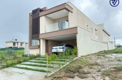 Casa em condomínio fechado com 4 quartos à venda na josé amora sá, 2695, cidade alpha, eusébio, 259 m2 por r$ 1.350.000