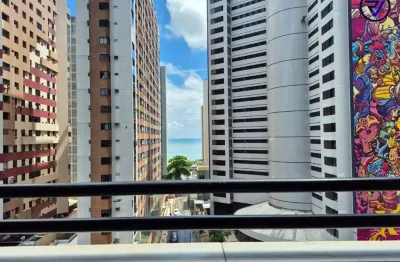 Flat com 1 quarto à venda na avenida da abolição, 3340, meireles, fortaleza, 38 m2 por r$ 510.000