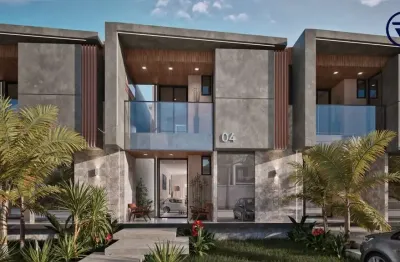 Casa em condomínio fechado com 3 quartos à venda na gorete bezerra, 149, urucunema, eusébio, 128 m2 por r$ 669.900
