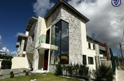 Casa em condomínio fechado com 3 quartos à venda na rua joão de castro, 1343, jacundá, aquiraz, 246 m2 por r$ 1.500.000