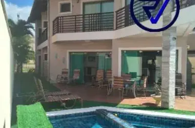 Casa em condomínio fechado com 6 quartos à venda na avenida dos coqueiros, 3300, cumbuco, caucaia, 306 m2 por r$ 1.300.000