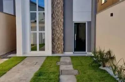 Casa em condomínio fechado com 3 quartos à venda na pardais, 275, mangabeira, eusébio, 93 m2 por r$ 439.900