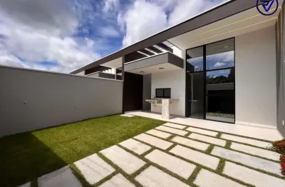 Casa com 3 quartos à venda na josé juvenil de vasconcelos, 160, parque havaí, eusébio, 107 m2 por r$ 469.000