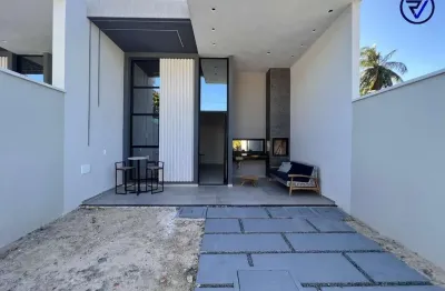 Casa em condomínio fechado com 3 quartos à venda na josé bento, 1400, guaribas, eusébio, 104 m2 por r$ 530.000