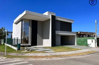 Casa em condomínio fechado com 4 quartos à venda na josé amora sá, 2695, cidade alpha, eusébio, 271 m2 por r$ 1.790.000