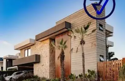 Casa em condomínio fechado com 6 quartos à venda na santa rita de cassia, 100, urucunema, eusébio, 441 m2 por r$ 4.500.000