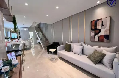 Casa em condomínio fechado com 4 quartos à venda na das rosas, 400, urucunema, eusébio, 132 m2 por r$ 739.000