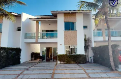 Casa em condomínio fechado com 4 quartos à venda na luís pio campina, 605, tamatanduba, eusébio, 180 m2 por r$ 950.000