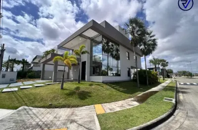 Casa em condomínio fechado com 4 quartos à venda na atlântica, 1, cidade alpha, eusébio, 338 m2 por r$ 1.990.000