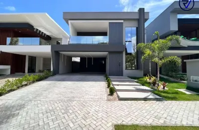 Casa em condomínio fechado com 4 quartos à venda na atlântica, 2303, cidade alpha, eusébio, 303 m2 por r$ 2.100.000