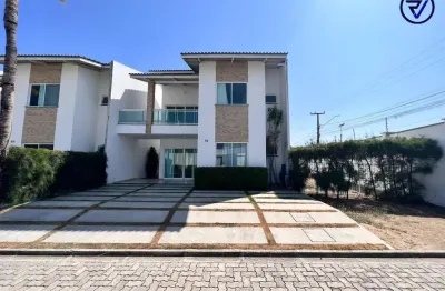 Casa em condomínio fechado com 4 quartos à venda na luís pio campina, 605, tamatanduba, eusébio, 180 m2 por r$ 990.000