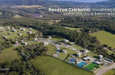 Terreno em condomínio para venda em criciúma, mina do mato