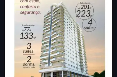 Lançamento na praia da aviação de lucca 2 dormitorios com 93m²