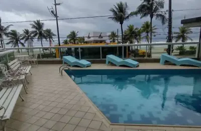 Apartamento 2 dormitorio com suite  e  vista mar, sacada, ocian, lazer.