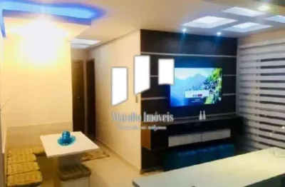 Apartamento 2 dmt sacada gourmet em praia grande sp.